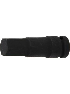 BGS 5481-M19 Kraft-Bit-Einsatz | Länge 75 mm | Antrieb Innenvierkant 12,5 mm (1/2"") | Innensechskant 19 mm