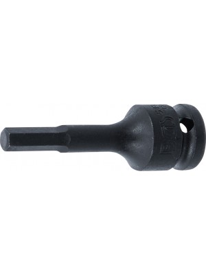 BGS 5481-M8 Kraft-Bit-Einsatz | Länge 75 mm | Antrieb Innenvierkant 12,5 mm (1/2"") | Innensechskant 8 mm
