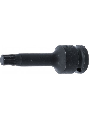 BGS 5482-M10 Kraft-Bit-Einsatz | Länge 75 mm | Antrieb Innenvierkant 12,5 mm (1/2"") | Innenvielzahn (für XZN) M10