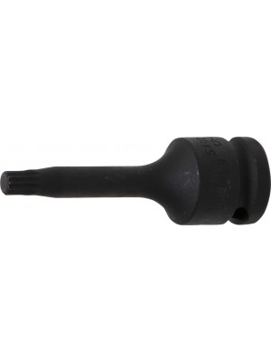BGS 5482-M8 Kraft-Bit-Einsatz | Länge 75 mm | Antrieb Innenvierkant 12,5 mm (1/2"") | Innenvielzahn (für XZN) M8