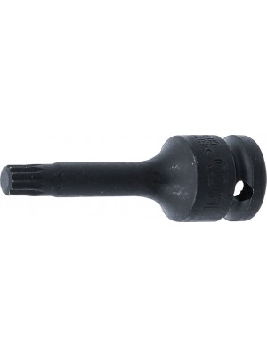BGS 5482-M9 Kraft-Bit-Einsatz | Länge 75 mm | Antrieb Innenvierkant 12,5 mm (1/2"") | Innenvielzahn (für XZN) M9