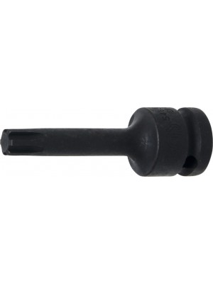 BGS 5483-M10 Kraft-Bit-Einsatz | Länge 75 mm | Antrieb Innenvierkant 12,5 mm (1/2"") | Keil-Profil (für RIBE) M10