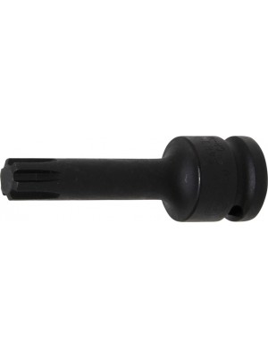 BGS 5483-M12 Kraft-Bit-Einsatz | Länge 75 mm | Antrieb Innenvierkant 12,5 mm (1/2"") | Keil-Profil (für RIBE) M12