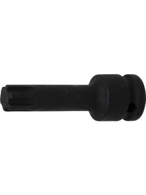 BGS 5483-M14 Kraft-Bit-Einsatz | Länge 75 mm | Antrieb Innenvierkant 12,5 mm (1/2"") | Keil-Profil (für RIBE) M14