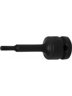 BGS 5483-M5 Kraft-Bit-Einsatz | Länge 75 mm | Antrieb Innenvierkant 12,5 mm (1/2"") | Keil-Profil (für RIBE) M5