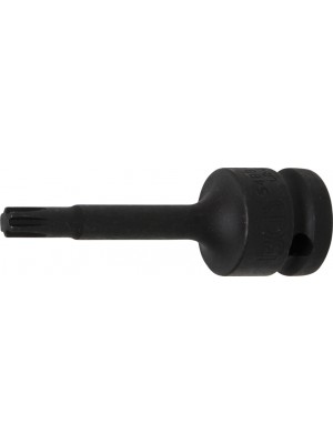 BGS 5483-M7 Kraft-Bit-Einsatz | Länge 75 mm | Antrieb Innenvierkant 12,5 mm (1/2"") | Keil-Profil (für RIBE) M7