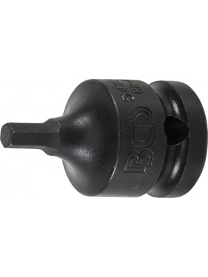 BGS 5485-5 Kraft-Bit-Einsatz | Länge 42 mm | Antrieb Innenvierkant 12,5 mm (1/2"") | Innensechskant 5 mm