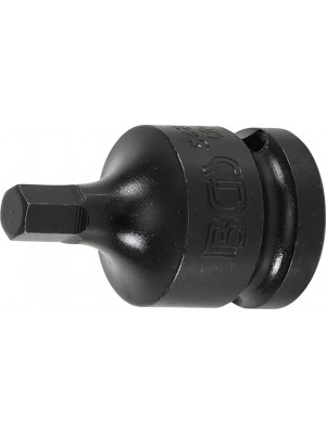 BGS 5485-7 Kraft-Bit-Einsatz | Länge 42 mm | Antrieb Innenvierkant 12,5 mm (1/2"") | Innensechskant 7 mm