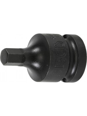 BGS 5485-8 Kraft-Bit-Einsatz | Länge 42 mm | Antrieb Innenvierkant 12,5 mm (1/2"") | Innensechskant 8 mm