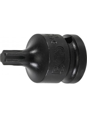 BGS 5486-T45 Kraft-Bit-Einsatz | Länge 42 mm | Antrieb Innenvierkant 12,5 mm (1/2"") | T-Profil (für Torx) T45