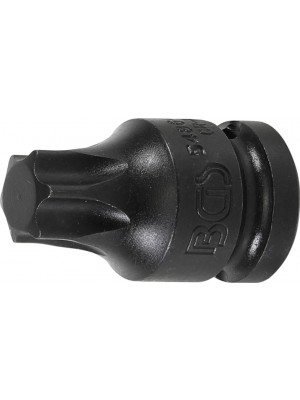BGS 5486-T70 Kraft-Bit-Einsatz | Länge 42 mm | Antrieb Innenvierkant 12,5 mm (1/2"") | T-Profil (für Torx) T70