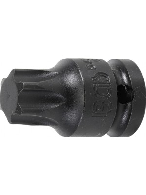 BGS 5486-T80 Kraft-Bit-Einsatz | Länge 42 mm | Antrieb Innenvierkant 12,5 mm (1/2"") | T-Profil (für Torx) T80