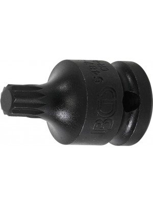 BGS 5487-M10 Kraft-Bit-Einsatz | Länge 43 mm | Antrieb Innenvierkant 12,5 mm (1/2"") | Innenvielzahn (für XZN) M10