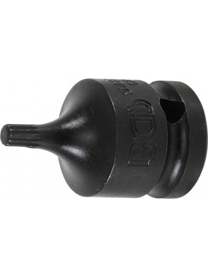 BGS 5487-M5 Kraft-Bit-Einsatz | Länge 43 mm | Antrieb Innenvierkant 12,5 mm (1/2"") | Innenvielzahn (für XZN) M5