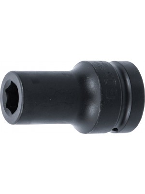 BGS 5500-19 Kraft-Steckschlüssel-Einsatz Sechskant, tief | Antrieb Innenvierkant 25 mm (1"") | SW 19 mm