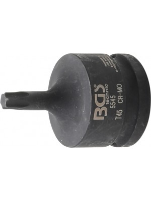 BGS 5545 Kraft-Bit-Einsatz | Länge 60 mm | Antrieb Innenvierkant 20 mm (3/4"") | T-Profil (für Torx) T45