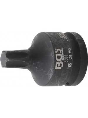BGS 5565 Kraft-Bit-Einsatz | Länge 60 mm | Antrieb Innenvierkant 20 mm (3/4"") | T-Profil (für Torx) T65