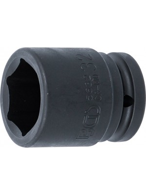 BGS 5632 Kraft-Steckschlüssel-Einsatz Sechskant | Antrieb Innenvierkant 20 mm (3/4"") | SW 32 mm