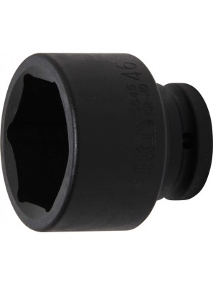BGS 5646 Kraft-Steckschlüssel-Einsatz Sechskant | Antrieb Innenvierkant 20 mm (3/4"") | SW 46 mm