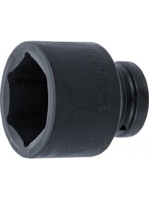 BGS 5855 Kraft-Steckschlüssel-Einsatz Sechskant | Antrieb Innenvierkant 25 mm (1"") | SW 55 mm
