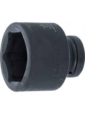 BGS 5860 Kraft-Steckschlüssel-Einsatz Sechskant | Antrieb Innenvierkant 25 mm (1"") | SW 60 mm
