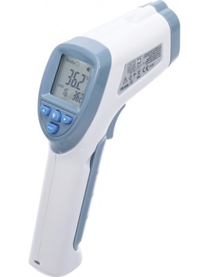 BGS 6007 Stirn-Fieber-Thermometer | kontaktlos, Infrarot | für Personen + Objekt-Messung | 0 - 100°