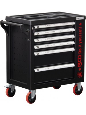 BGS 6055-1 Werkstattwagen | 6 Schubladen | 1 Seitentür | leer