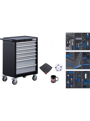 BGS 6061 Werkstattwagen | 7 Schubladen | mit 120 Werkzeugen