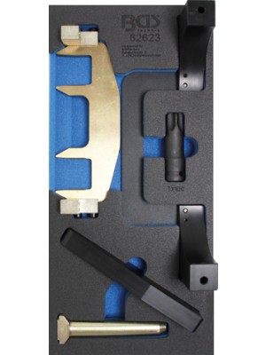 BGS 62623 Werkstattwageneinlage 1/3: Motor-Einstellwerkzeug-Satz | für Mercedes-Benz M271