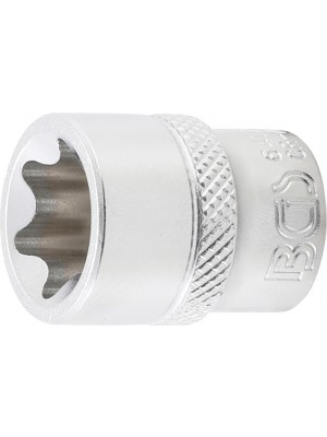 BGS 6417 Steckschlüssel-Einsatz E-Profil | Antrieb Innenvierkant 10 mm (3/8"") | SW E18