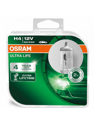 Osram H4 12V 60/55W P43t ULTRA LIFE 2st.