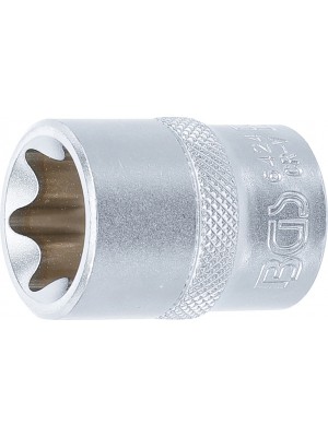 BGS 6424 Steckschlüssel-Einsatz E-Profil | Antrieb Innenvierkant 12,5 mm (1/2"") | SW E24