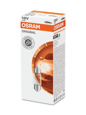 Osram C10W 12V SV8,5 Soffitte kurz 1st.