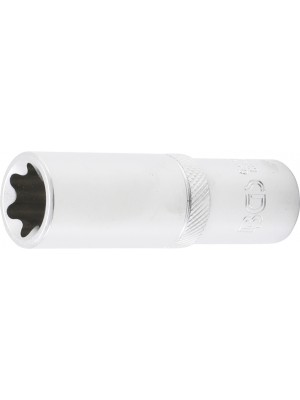 BGS 6450 Steckschlüssel-Einsatz E-Profil, tief | Antrieb Innenvierkant 12,5 mm (1/2"") | SW E20