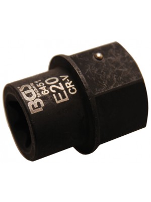 BGS 6451 Bremssattel-Einsatz | E-Profil (für Torx) | für MAN TGA | Antrieb Außensechskant 30 mm | SW E20