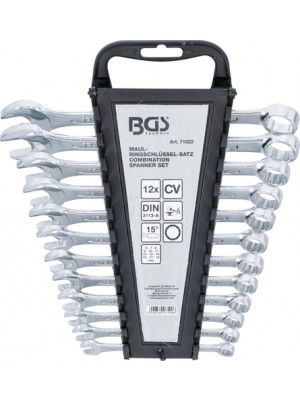 BGS 71022 Maul-Ringschlüssel-Satz | SW 8 - 19 mm | 12-tlg.