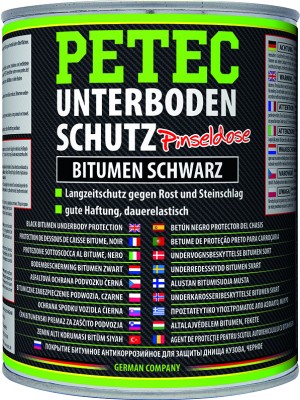 Petec Unterbodenschutz Bitumen Pinseldose schwarz 1000ml