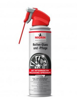 Nigrin 73896 Performance Reifen-Glanz und Pflege 500 ml schützt Autoreifen vor UV-Strahlen, Schmutz und Salz