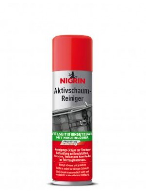 Nigrin 74188/1 Aktivschaum-Reiniger mit Nikotin-Löser 500 ml
