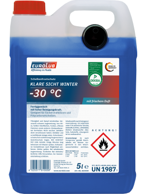 EUROLUB KLARE SICHT WINTER Scheibenfrostschutz -30 °C 5l Kanister