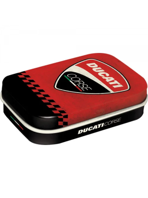 Ducati Corse - Blechdose gefüllt mit Pfefferminz