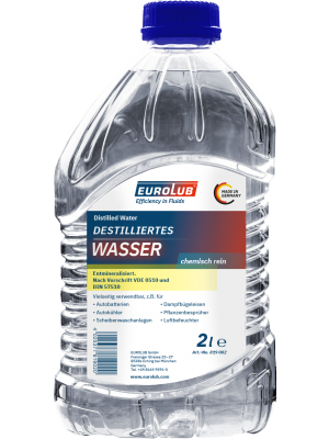 Eurolub Destilliertes Wasser 2l