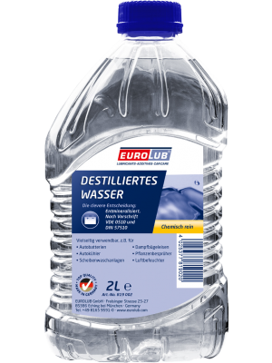 Eurolub Destilliertes Wasser 2l