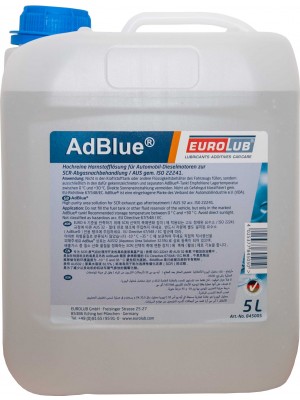 Eurolub AdBlue Harnstofflösung 5l Kanne mit Ausgießer