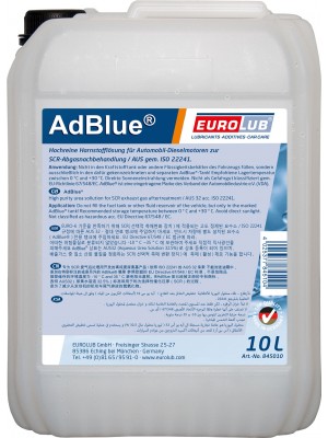 Eurolub AdBlue Harnstofflösung 10l Kanne mit Ausgießer