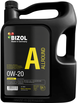 BIZOL Allround Motoröl 0W-20 - 5 Liter