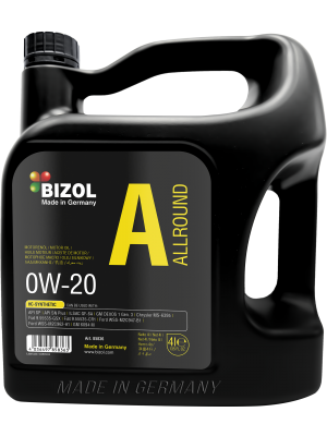 BIZOL Allround Motoröl 0W-20 - 4 Liter