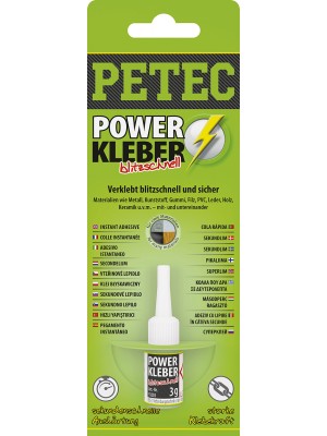 Petec POWER Kleber 3g (Profi Superkleber)