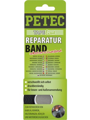 Petec POWER Band, schwarz 5m (Selbstverschweißend)