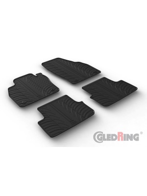 Original Gledring Passform Fußmatten Gummimatten 4 Tlg.+Fixing - Audi A1 12.2018->